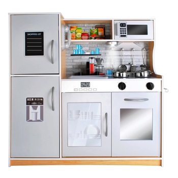 Bucatarie moderna din lemn natural, FANCY KITCHEN NATURAL, cu Aragaz, Chiuveta, Cuptor cu Microunde, Masina de Spalat Vase, 6 Accesorii Metalice pentru gatit, 80 Cm Inaltime, Beige Bucatarie moderna din lemn natural, FANCY KITCHEN NATURAL, cu Aragaz, Chiuveta, Cuptor cu Microunde, Masina de Spalat Vase, 6 Accesorii Metalice pentru gatit, 80 Cm Inaltime, Beige