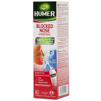 Spray Hypertonic pentru copii si adult Humer +3 ani, 50ml Spray Hypertonic pentru copii si adult Humer +3 ani, 50ml