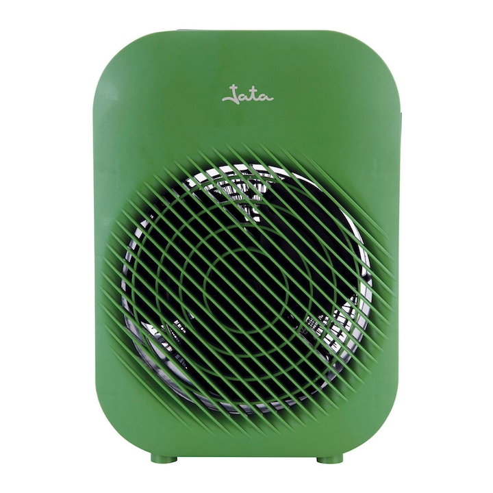 Вентилаторна печка Jata TV55V, 2000 W, 2 мощности, Защита от прегряване, Зелена