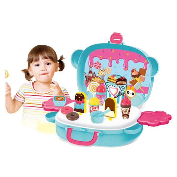 Chippo 201671 játékkészlet, édes medve, kék, 22,5 cm