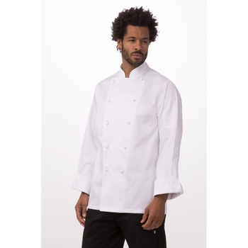 Tunica Bucatar Madrid Premium Cotton pentru Barbati, Chef Works, Alb, 44 INTL Tunica Bucatar Madrid Premium Cotton pentru Barbati, Chef Works, Alb, 44 INTL