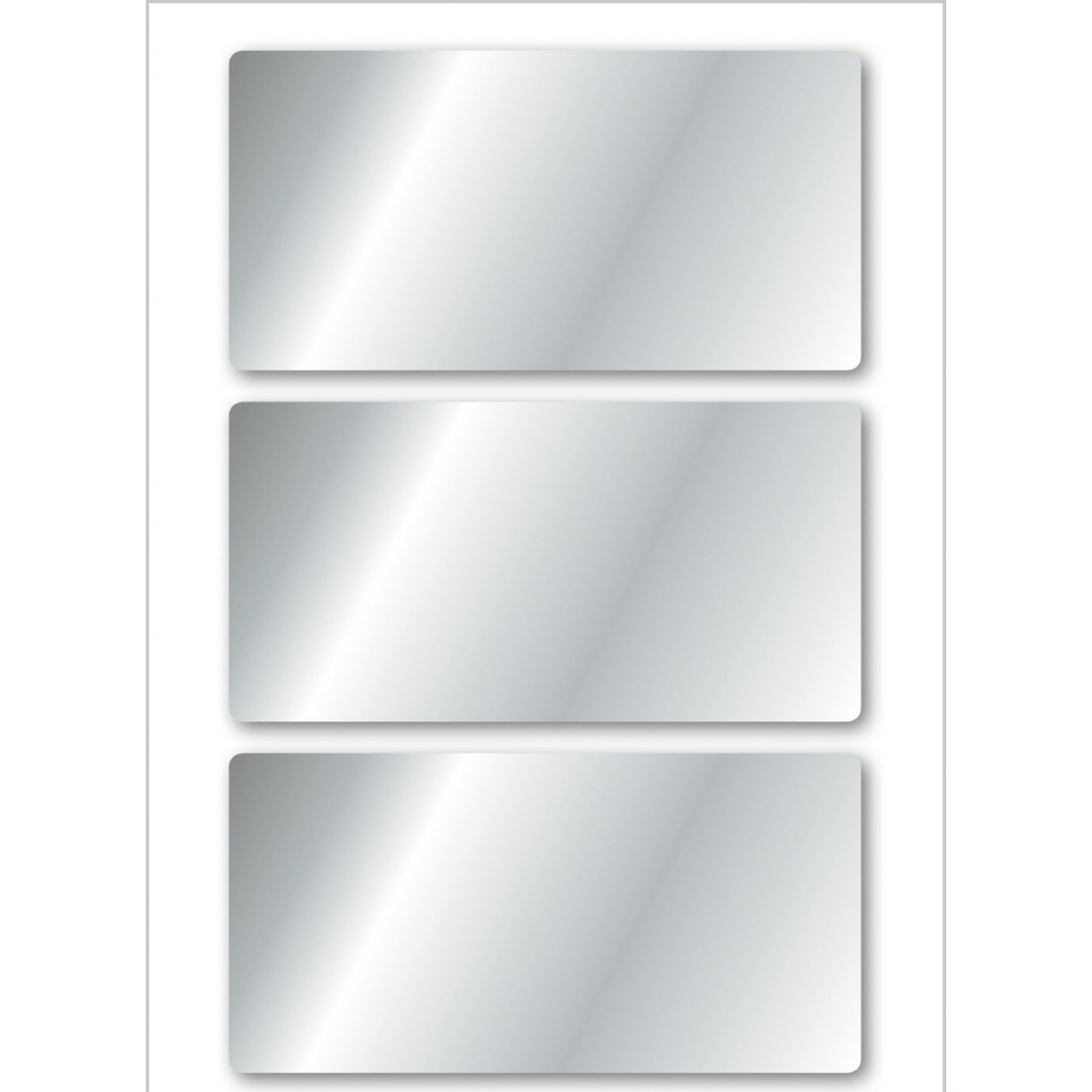 Stickere pentru cadouri de Craciun, argintii, 34x67 mm, 3 folii/set, HERMA, H15288