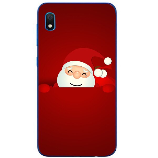 Husa din Silicon, Craciun Hello Again pentru Samsung Galaxy A10, Multicolor