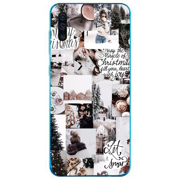 Husa din Silicon, Craciun Let It Snow pentru Samsung Galaxy A51, Multicolor