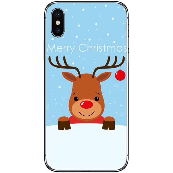 Husa din Silicon, Craciun I'm Hungry pentru iPhone X, Multicolor