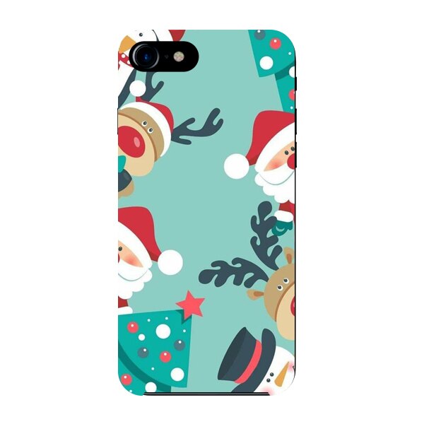 Husa din Silicon, Craciun Just For You pentru iPhone 6 Plus, Multicolor