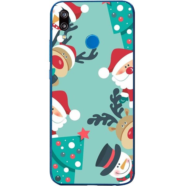 Husa din Silicon, Craciun Just For You pentru Huawei P20 Lite, Multicolor