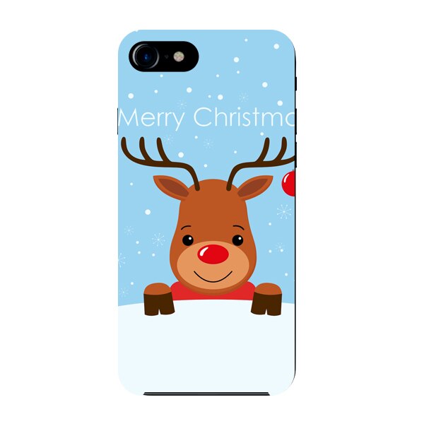 Husa din Silicon, Craciun I'm Hungry pentru iPhone 7 Plus, Multicolor