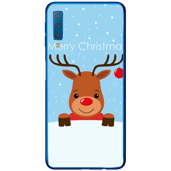 Husa din Silicon, Craciun I'm Hungry pentru Samsung Galaxy A7 (2018), Multicolor