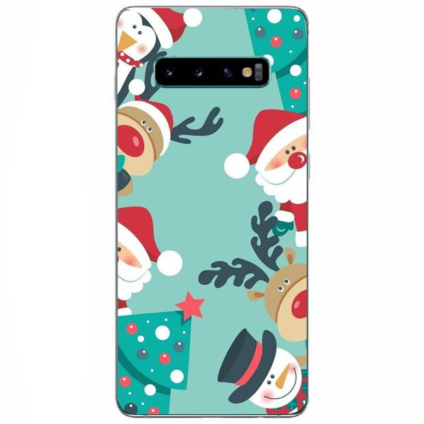 Husa din Silicon, Craciun Just For You pentru Samsung Galaxy S10 Plus, Multicolor