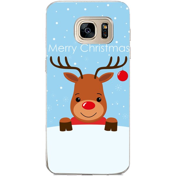 Husa din Silicon, Craciun I'm Hungry pentru Samsung Galaxy S7 Edge, Multicolor