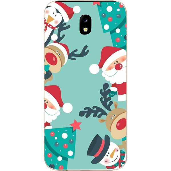Husa din Silicon, Craciun Just For You pentru Samsung Galaxy J5 (2017), Multicolor