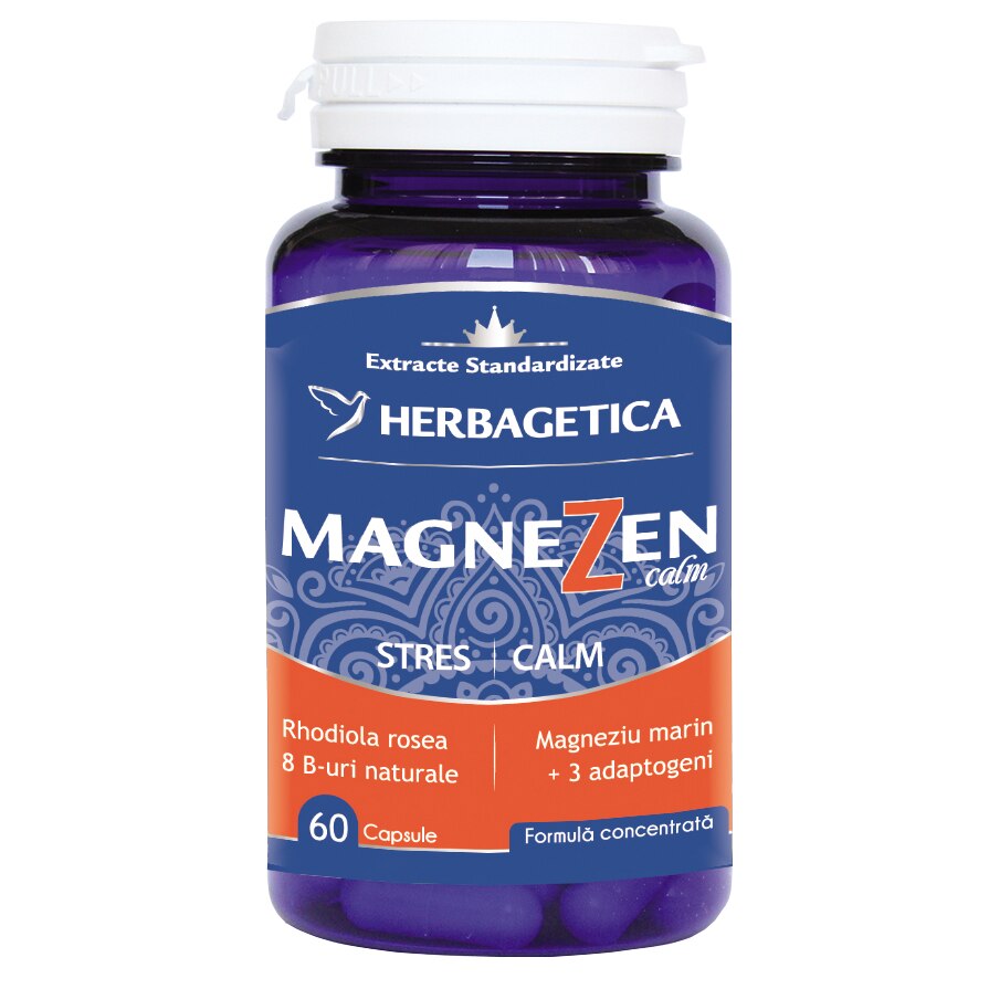Supliment alimentar Magnezen Calm, 60 capsule