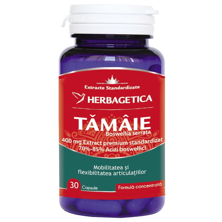Supliment alimentar Tamaie - Boswellia serrata, 30 capsule