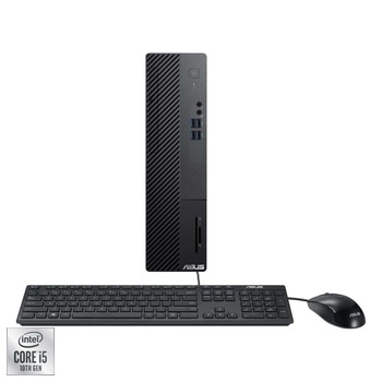 Sistem Desktop PC ASUS S500SA cu procesor Intel® Core™ i5-10400 pana la 4.30 GHz, Comet Lake, 8GB DDR4, 256GB SSD, DVD-RW, Intel® UHD Graphics 630, Free DOS Sistem Desktop PC ASUS S500SA cu procesor Intel® Core™ i5-10400 pana la 4.30 GHz, Comet Lake, 8GB DDR4, 256GB SSD, DVD-RW, Intel® UHD Graphics 630, Free DOS
