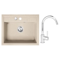 set chiuveta ferro granit 58x48 nisip 1 cuva cu baterie ferro lebada crom imagen 23_0_
0