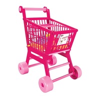 Carucior pentru cumparaturi Pilsan - Trolley, roz, 20 piese