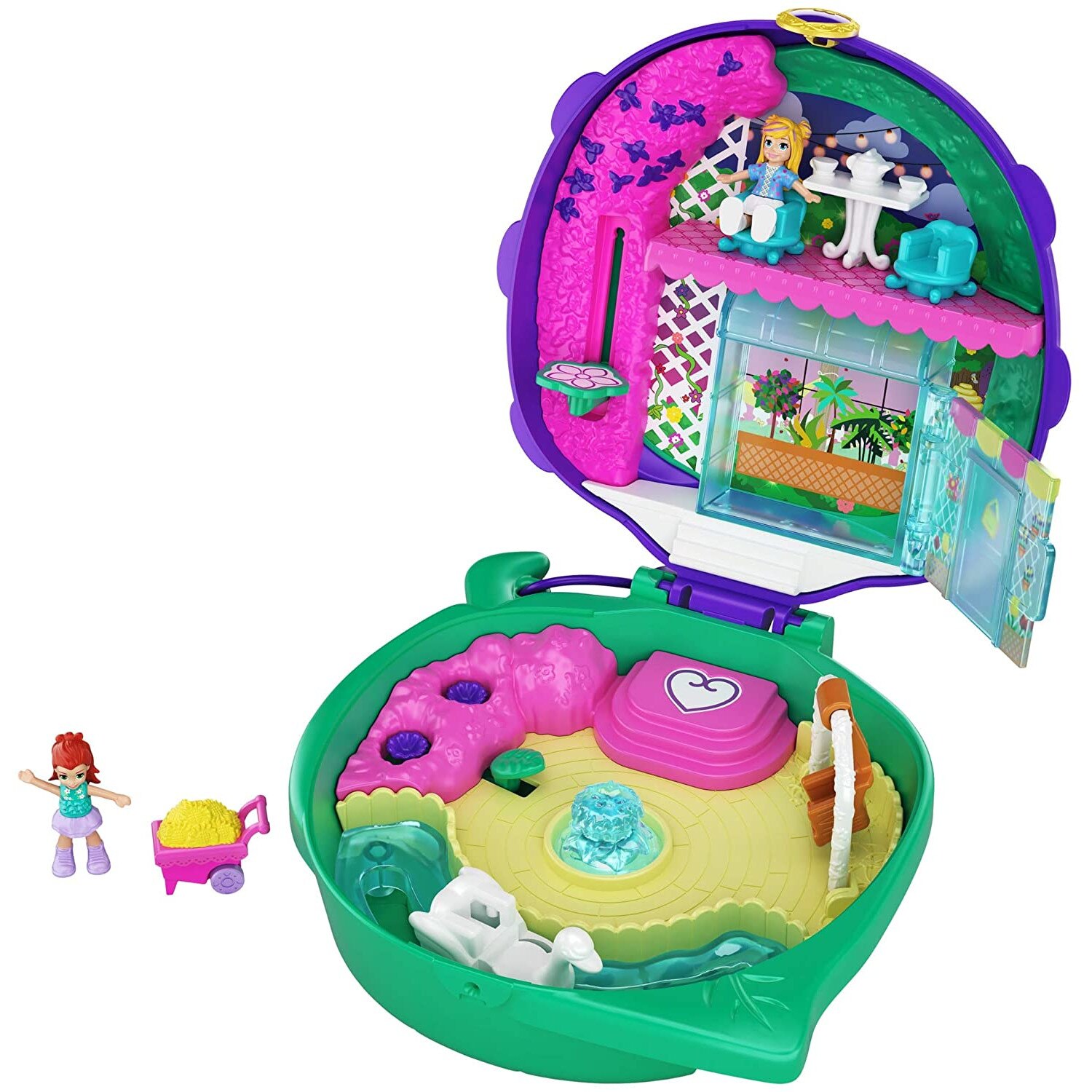 Set de joaca Polly Pocket cu o papusa, casuta ideala in forma de gargarita, +3 ani