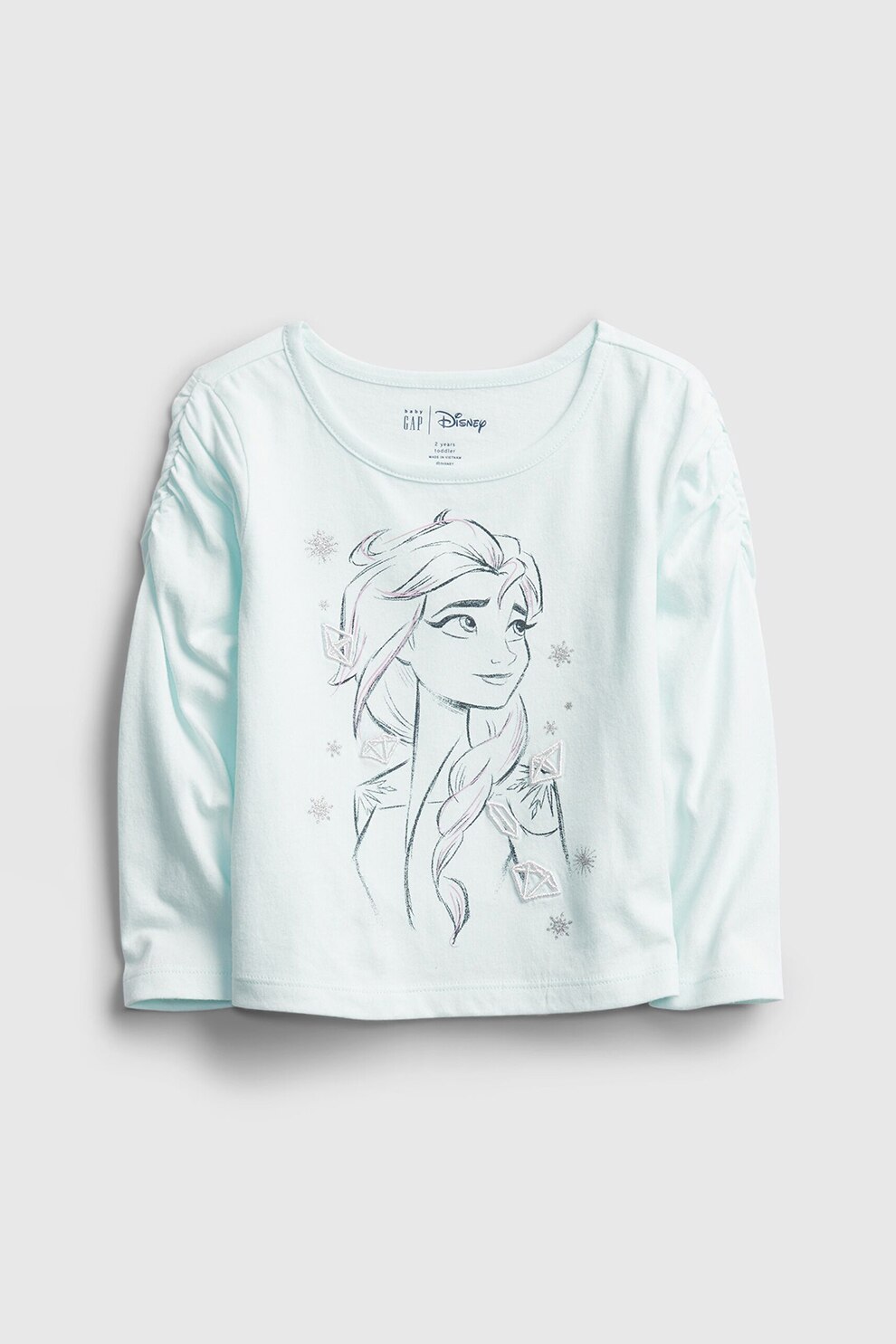 GAP, Bluza cu imprimeu Disney, Albastru pastel