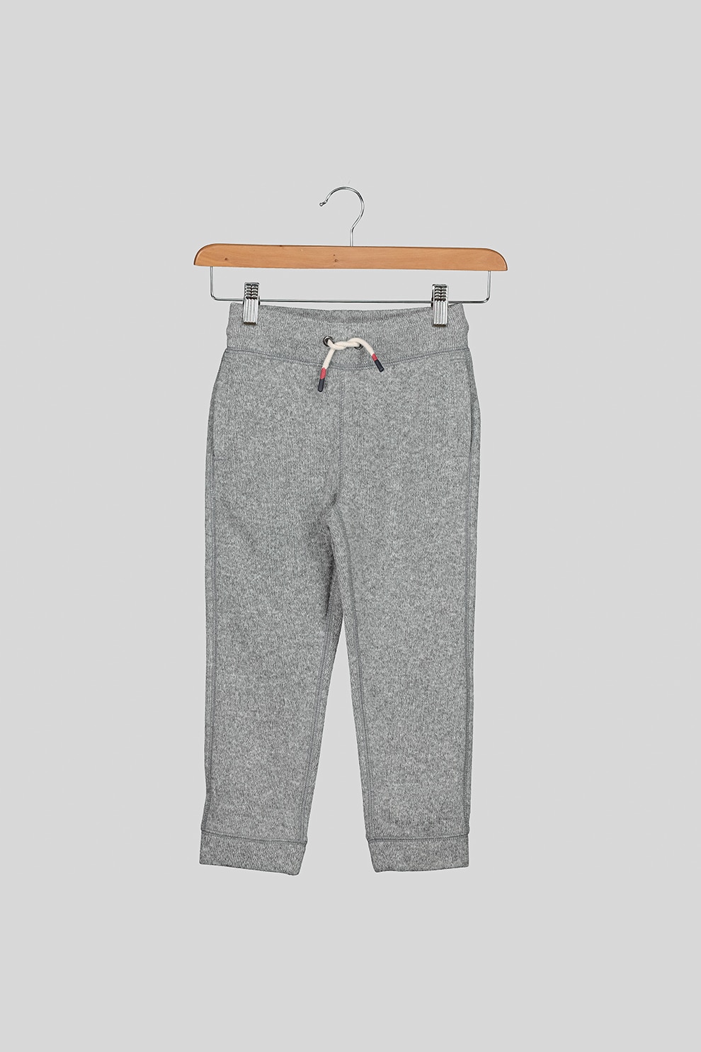 GAP, Pantaloni sport cu snur, Gri melange, 130 CM