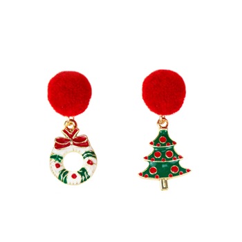 Cercei Craciun, BJ-720-123, Multicolor, 2x4 cm Cercei Craciun, BJ-720-123, Multicolor, 2x4 cm