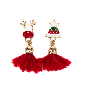 Cercei Craciun, BJ-720-122, Multicolor, 2x5 cm Cercei Craciun, BJ-720-122, Multicolor, 2x5 cm