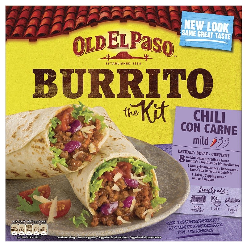Kit Burrito Old El Paso 620g