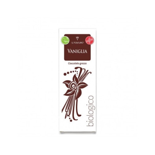 Ciocolata neagra raw-vegana cu vanilie 60g