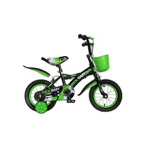 bicicleta baieti 2-4 ani rot 12 inch frane c-brake roti ajutatoare rich baby cst1204c cadru negru cu design verde imagen 43_0_
0