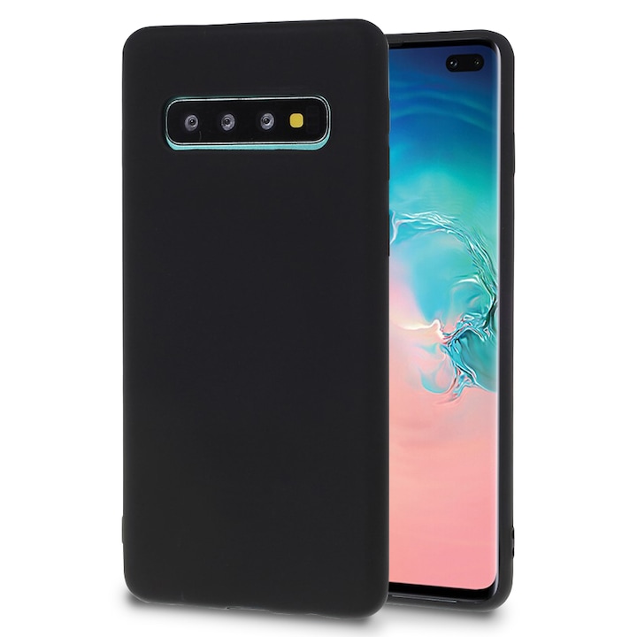 Husa pentru Samsung Galaxy S10, Silicon TPU, Negru
