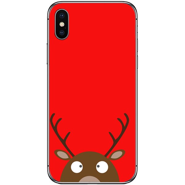 Husa din Silicon, Craciun Look Down pentru iPhone XS Max, Multicolor