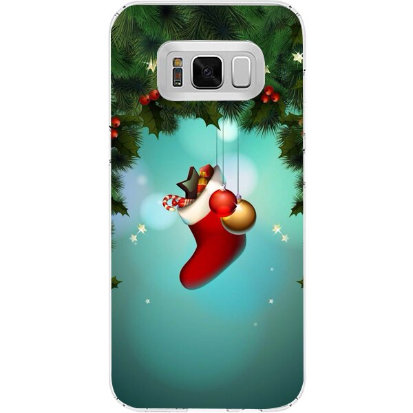 Husa din Silicon, Craciun Let's Celebrate pentru Samsung Galaxy S8, Multicolor