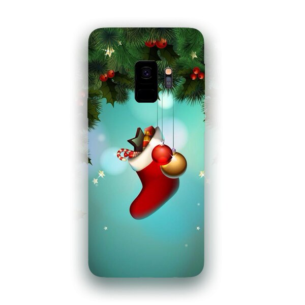Husa din Silicon, Craciun Let's Celebrate pentru Samsung Galaxy S9, Multicolor