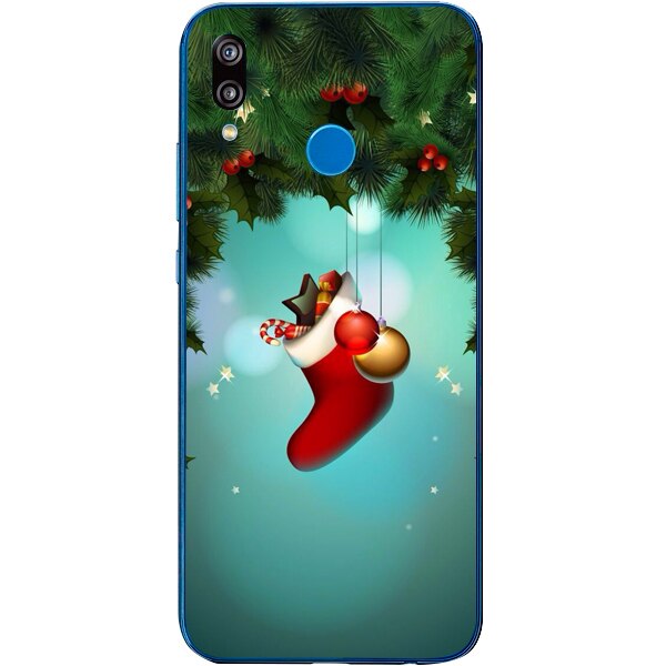 Husa din Silicon, Craciun Let's Celebrate pentru Huawei P Smart Z, Multicolor