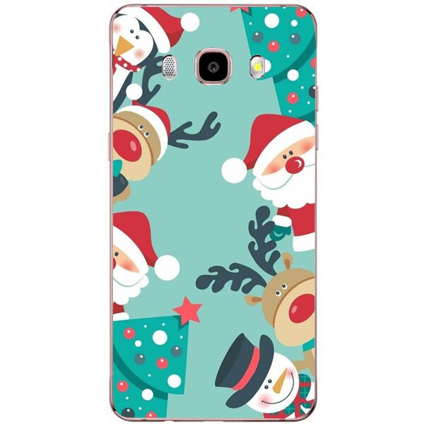 Husa din Silicon, Craciun Just For You pentru Samsung Galaxy J5 (2016), Multicolor