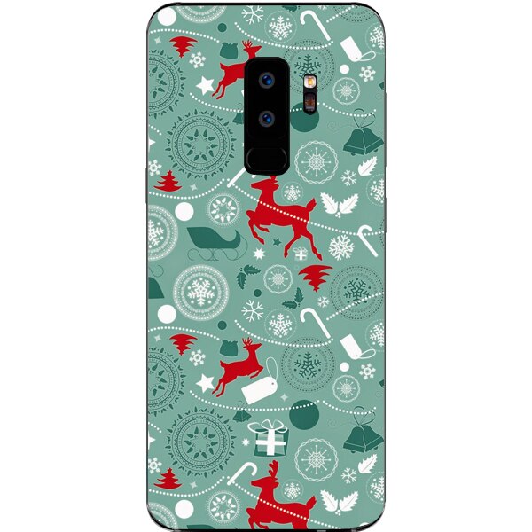 Husa din Silicon, Craciun Looking Like Red pentru Samsung Galaxy S9 Plus, Multicolor