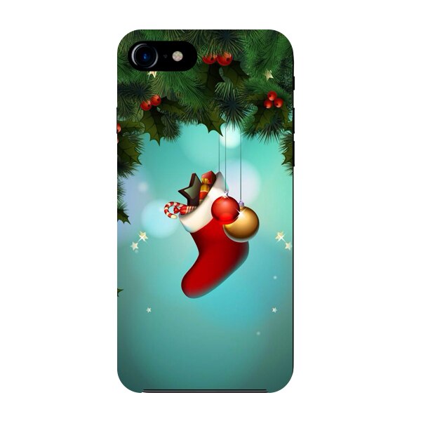 Husa din Silicon, Craciun Let's Celebrate pentru iPhone 6 Plus, Multicolor