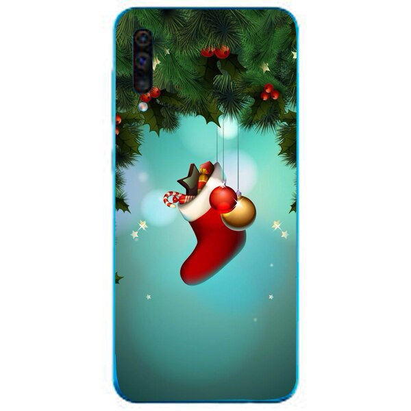 Husa din Silicon, Craciun Let's Celebrate pentru Samsung Galaxy A51, Multicolor