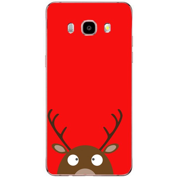 Husa din Silicon, Craciun Look Down pentru Samsung Galaxy J5 (2016), Multicolor