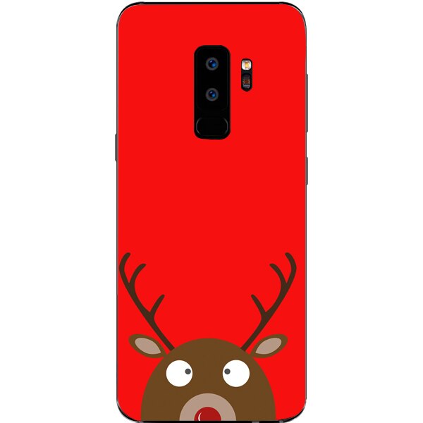Husa din Silicon, Craciun Look Down pentru Samsung Galaxy S9 Plus, Multicolor