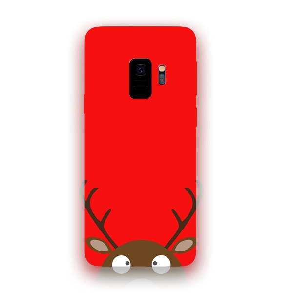 Husa din Silicon, Craciun Look Down pentru Samsung Galaxy S9, Multicolor