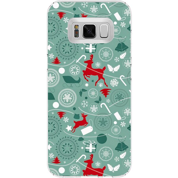 Husa din Silicon, Craciun Looking Like Red pentru Samsung Galaxy S8, Multicolor
