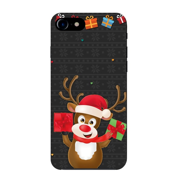 Husa din Silicon, Craciun More Gifts pentru iPhone 7 Plus, Multicolor