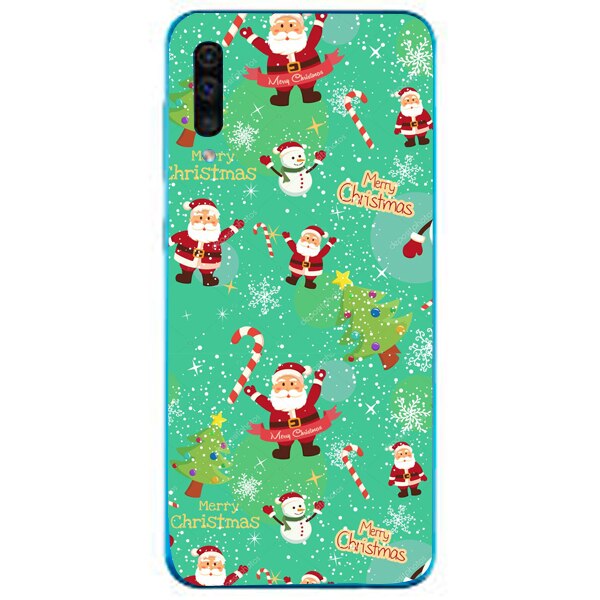 Husa din Silicon, Craciun Lovely pentru Samsung Galaxy A50, Multicolor