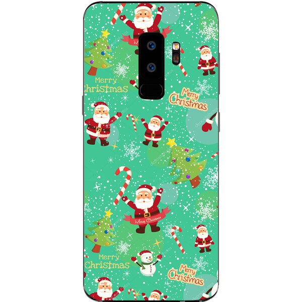 Husa din Silicon, Craciun Lovely pentru Samsung Galaxy S9 Plus, Multicolor