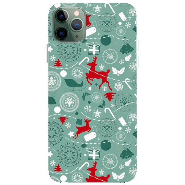 Husa din Silicon, Craciun Looking Like Red pentru iPhone 11 Pro Max, Multicolor