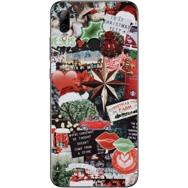 Husa din Silicon, Craciun Not Yet pentru Huawei P30 Lite, Multicolor