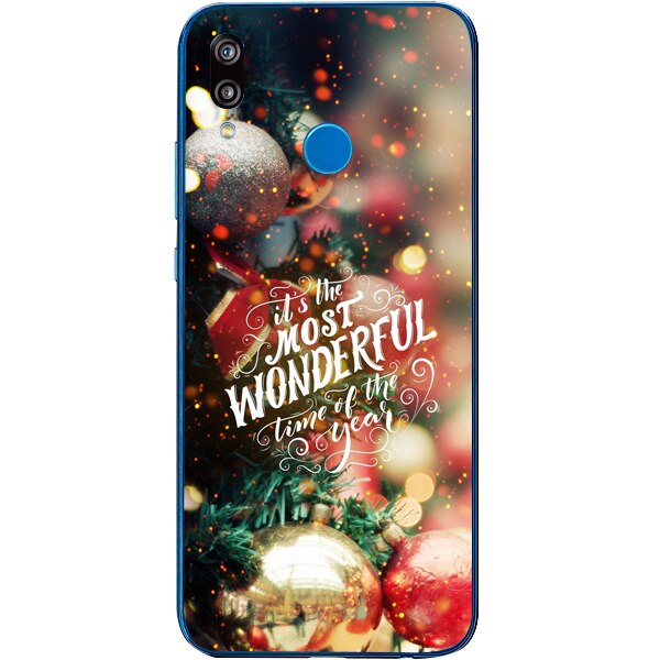 Husa din Silicon, Craciun Most Wonderful Time pentru Huawei P Smart Z, Multicolor