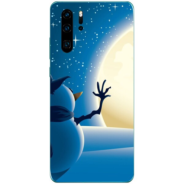 Husa din Silicon, Craciun Next Year pentru Huawei P30 Pro, Multicolor