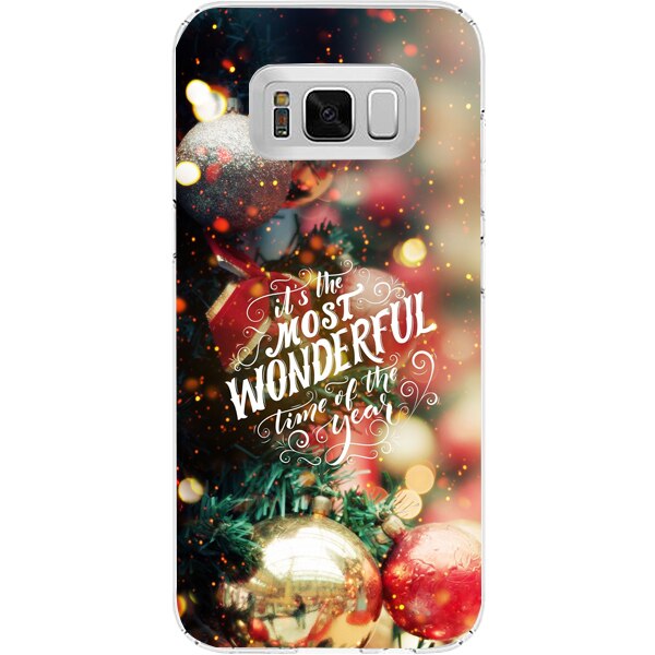 Husa din Silicon, Craciun Most Wonderful Time pentru Samsung Galaxy S8, Multicolor